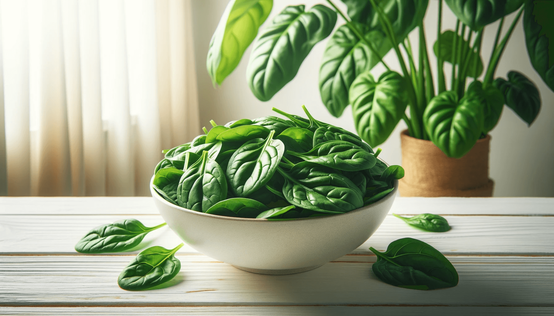 bowl of spinach